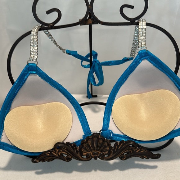 Npc competition Figuresuit turquoise handmade34 B small bottom handmade - Picture 6 of 6